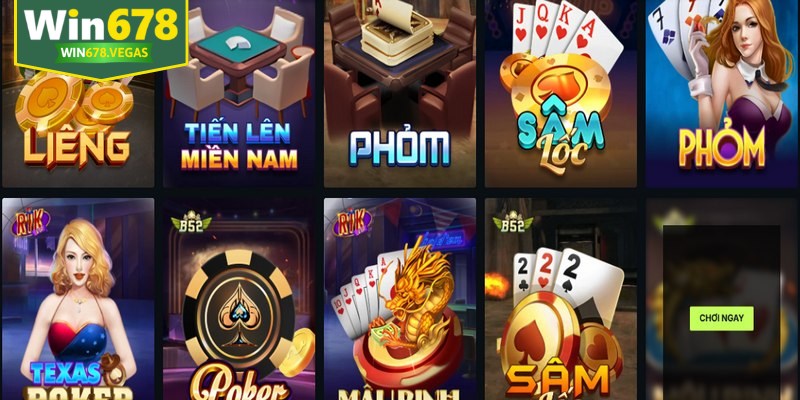 Game bài WIN678 thu hút đông đảo người chơi nhờ trải nghiệm đẳng cấp