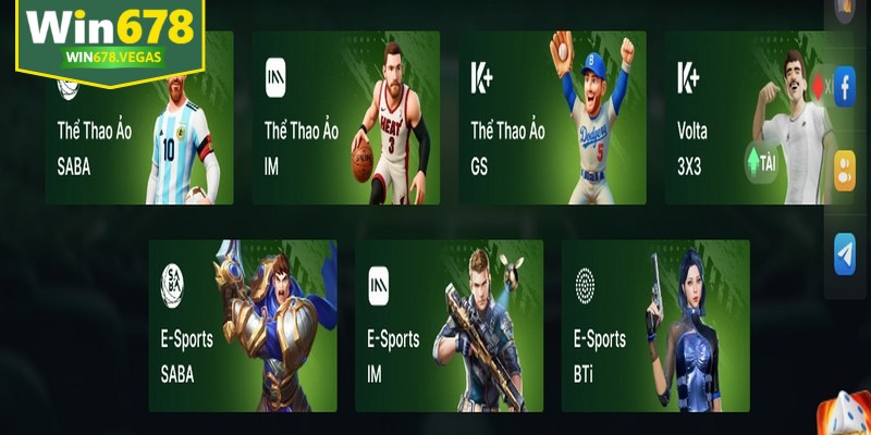 Thể thao WIN678 gây ấn tượng với nhiều ưu điểm nổi bật