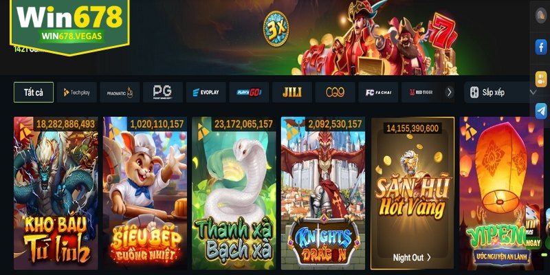 Slot game tại WIN678 là lựa chọn lý tưởng cho những ai yêu thích may rủi